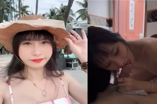 Đi biển bú cu cho bạn trai là chính